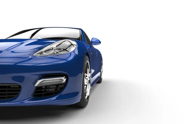 Blue Car Front View — Stock Photo, Image