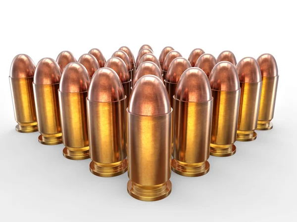 Pack of bullets — Stock Photo, Image