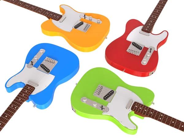 Guitarras elétricas close-up — Fotografia de Stock