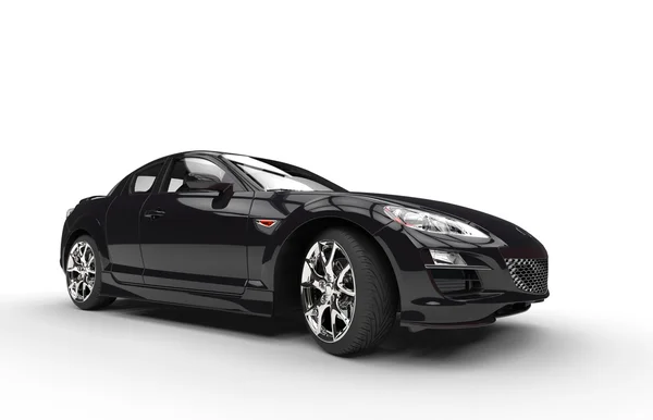 Super Black Car — Stock Photo, Image