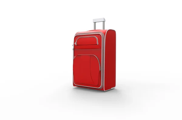 Bag červená zavazadla — Stock fotografie