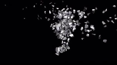 Dokuz Numara küçük parçalara ayrılıyor ve uçup gidiyor.