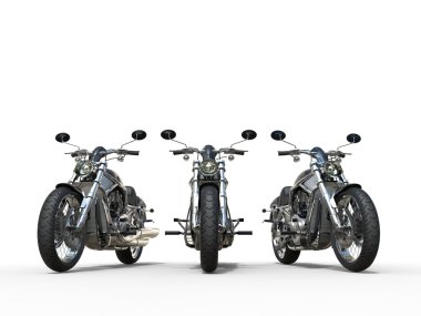 Üç harika vintage motosiklet