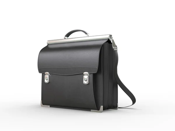 Vintage cool black briefcase — Stock Photo, Image