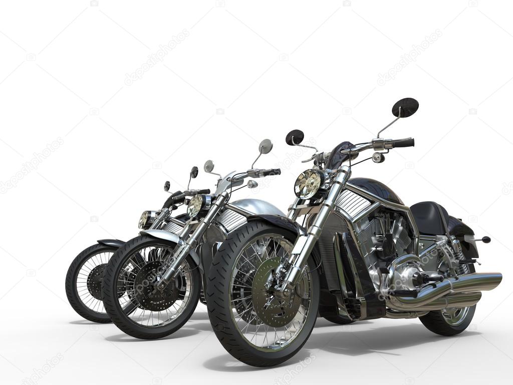 Three awesome motorcycles