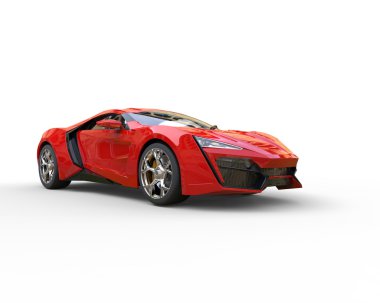 Yarış arabası - stüdyo aydınlatma