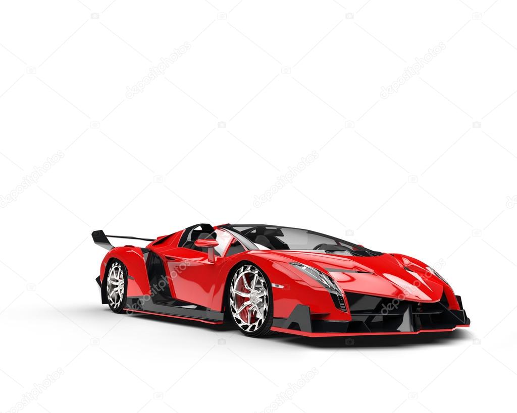 Red Race Supercar