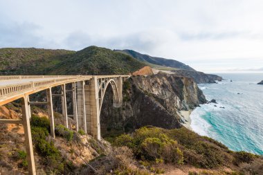 tarihi bixby Köprüsü. Pacific highway california sahil