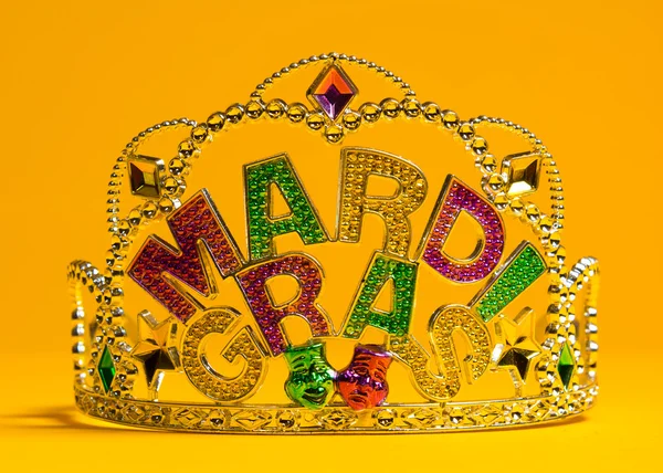 Decoración de la corona del Mardi Gras — Foto de Stock