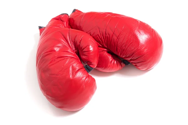 Red boxing gloves — Stock Photo, Image