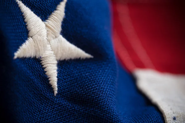 Close-up de Bandeira dos Estados Unidos — Fotografia de Stock