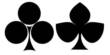 Kart çeşitleri kulüplere uyuyor yaratıcı minimalist