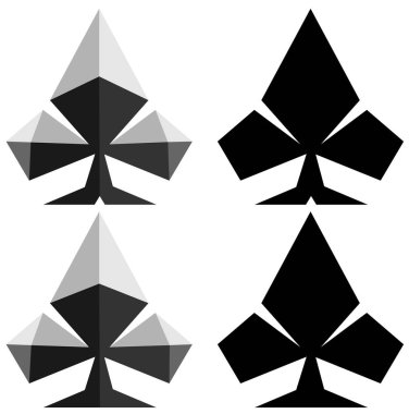 Kart çeşitleri kulüplere uyuyor yaratıcı minimalist