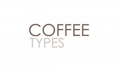 Kahve içenlerin isimlerindeki harfler animasyon.