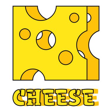 Bir vuruşta iki farklı tonu olan en az peynir logosu.