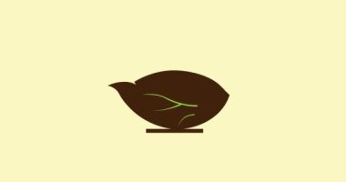 çaydanlık yeşil çay minimalist logosu