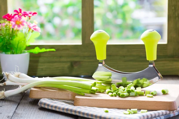 Verduras un cortador —  Fotos de Stock