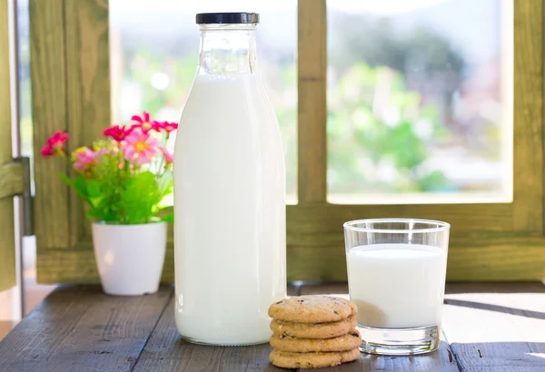 Vaso de leche — Foto de Stock