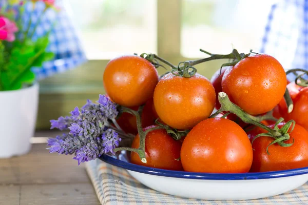 Tomates maduros esparcidos —  Fotos de Stock