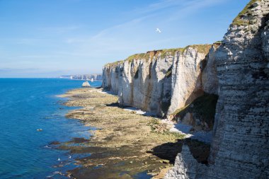 Etretat aval uçurum