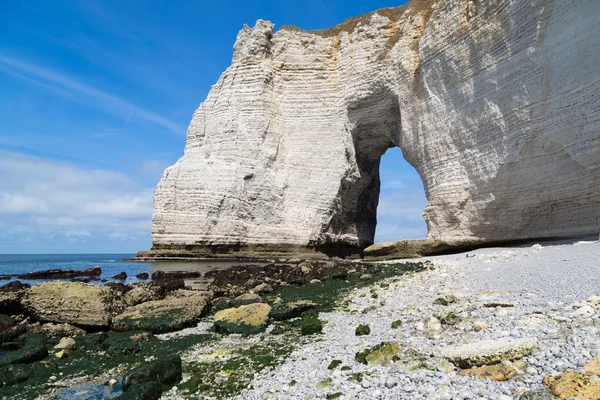 Etretat aval klif — Zdjęcie stockowe