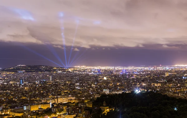 Barcelona gece — Stok fotoğraf