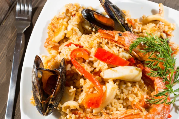 Paella Valenciana — Stok fotoğraf