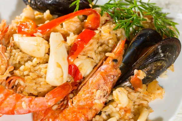 Paella Valenciana — Stock fotografie