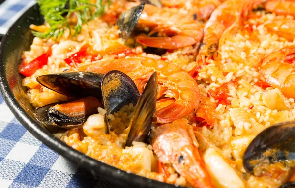 Paella Valenciana — Stock fotografie