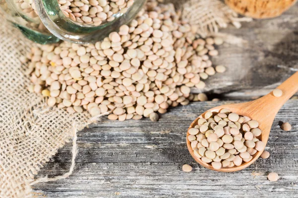 Dried lentils — Stock Photo, Image