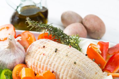 Tavuk pişmiş doldurulmuş