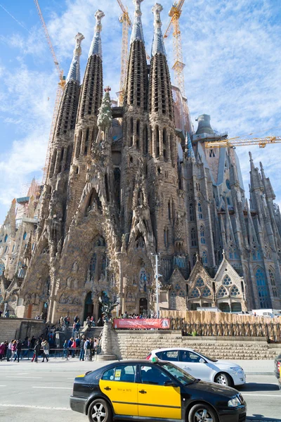 Sagrada Familia in Barcelona, Spanje — Stockfoto