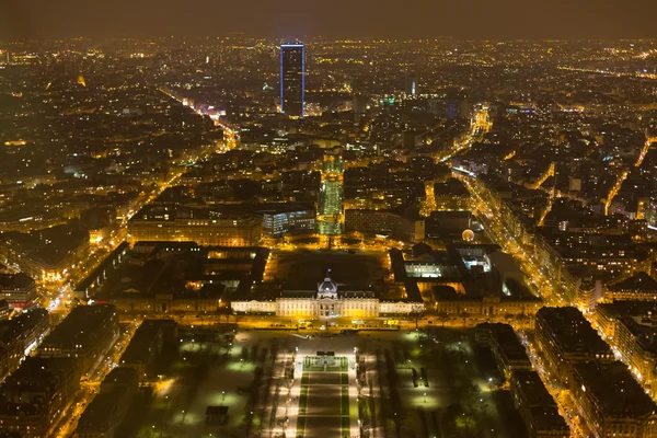 Vista notturna di Parigi — Foto Stock