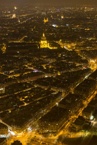 Vista notturna di Parigi — Foto Stock