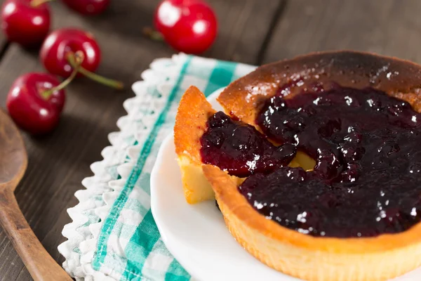 Bolo de queijo — Fotografia de Stock