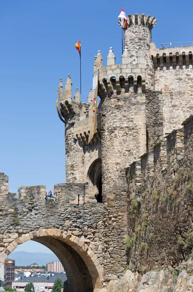 Castillo de los Templarios — Foto de Stock