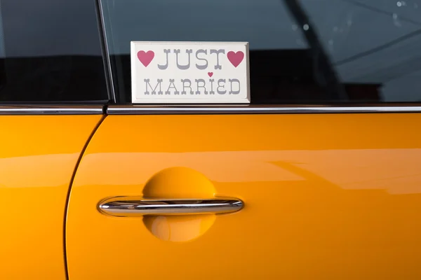 Just Married — Stock Photo, Image