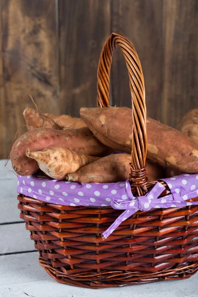 Słodkie ziemniaki sezon — Zdjęcie stockowe