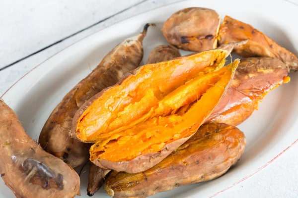 Zoete aardappelen seizoen — Stockfoto