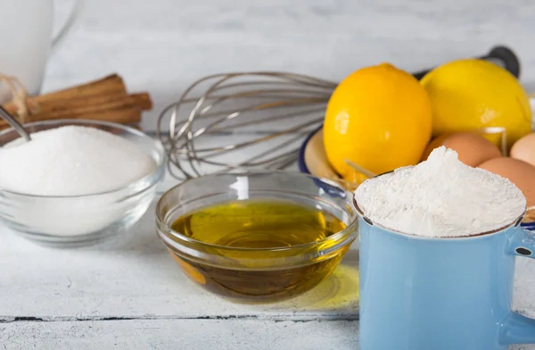 Ontwikkeling van een cake — Stockfoto