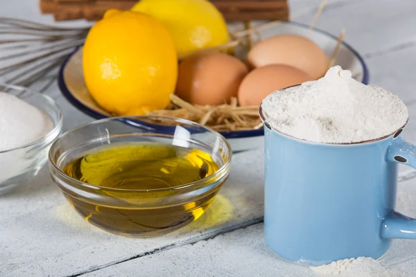 Ontwikkeling van een cake — Stockfoto