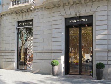 Louis Vuitton lüks mağaza Barselona