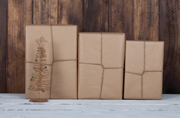 Caja de regalo de Navidad — Foto de Stock