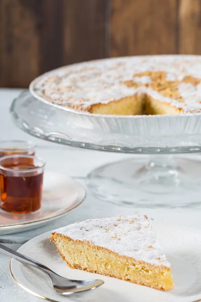 Santiago almond cake — Stock Photo, Image