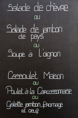 Günün menüsü ile kayrak