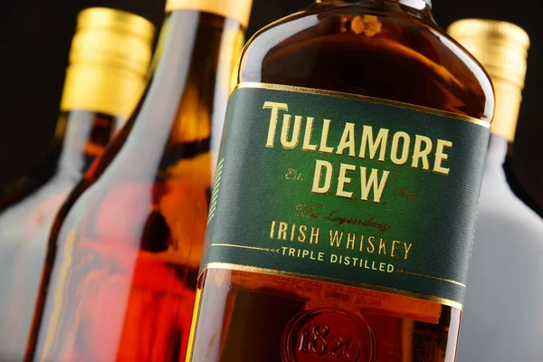 Bouteille de Tullamore Dew, whisky irlandais — Photo