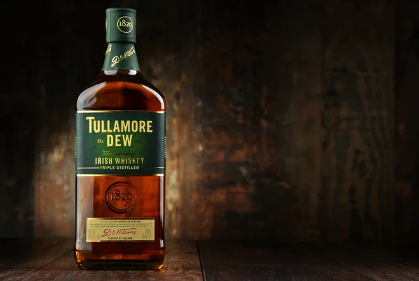 Bouteille de Tullamore Dew, whisky irlandais — Photo