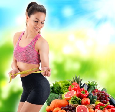 Dengeli beslenme ham organik sebze ve meyve dayalı