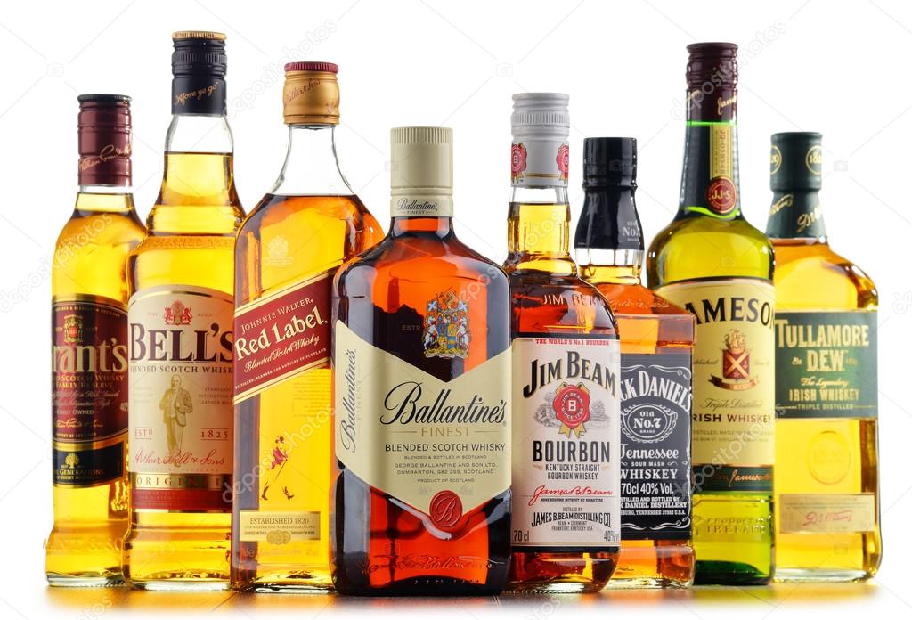 Whiskey is the most popular liquor in the world. Originated probably in Ireland, now it is produced also in India, Scotland, USA Canada and Japan with over 230 millions of 9 liter cases sold in 2014 worldwide