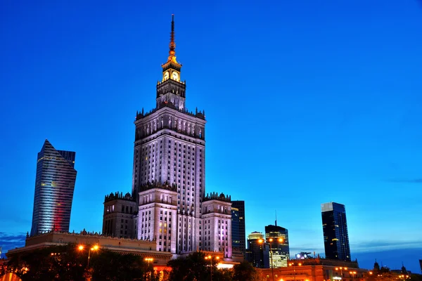 Palace of Culture and Science in Warsaw, Poland — Stock Photo, Image